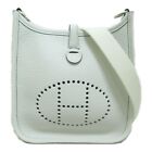 Hermes Evelyn Amazon Tpm Shoulder Bag Taurillon Clemence Leather White Used