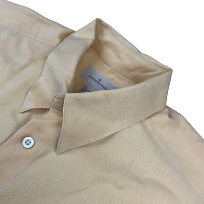 Camisa de vestir Ermenegildo Zegna para hombre algodón/rayón L/S amarilla • Italia • Grande Foto 1 de 4