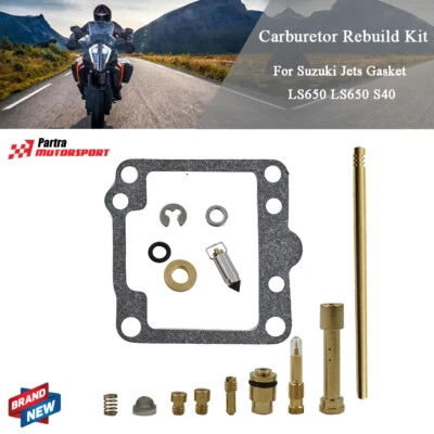 NEW Carburetor Rebuild Kit For Suzuki Jets Gasket LS650 LS650 S40 1986-2009 US - Изображение 1 из 4