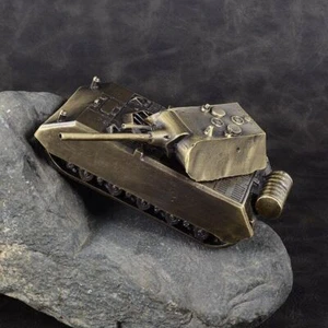 WW II Germany Panzer VIII Maus Heavy Tank All-metal Bronze 1:72 Model Toy - Picture 1 of 8