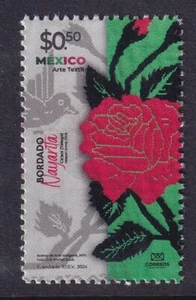px015 Mexico Arte Textil MNH 2024 Sc# Mc# Et#at015 Nayarit Basteln - Bild 1 von 1