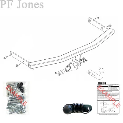 Barra de reboque Oris para Seat Altea XL MPV 2006-2015 - Barra de reboque fixa pescoço de cisne - Imagem 1 de 2