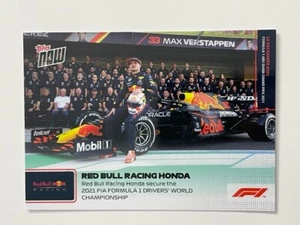 Topps Now Formula 1 F1 2021 Formel 1 085 - Red Bull Racing Drivers Championship - Picture 1 of 1