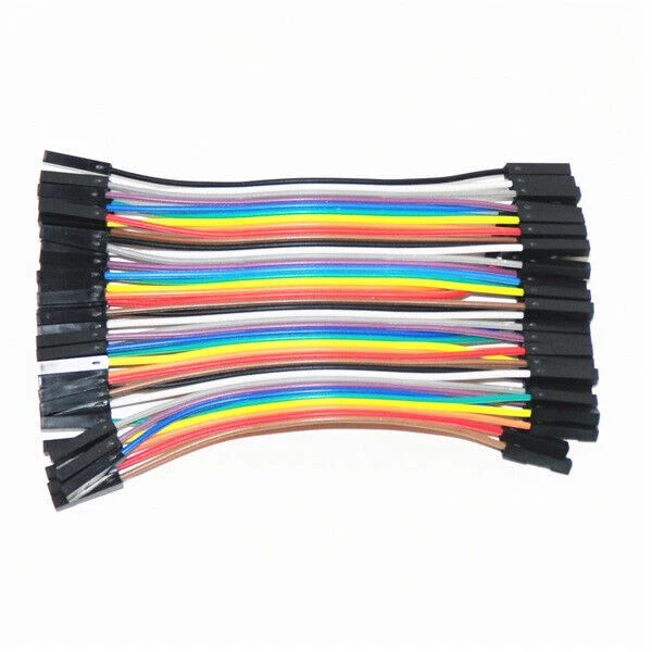 1PCS 40PCS Dupont Wire Jumper Cables 10cm Female To Female