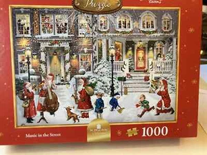 'MUSIC IN THE STREET' JIGSAW BY BARBARA BEHR FROM COPPENRATH 1000 PCS. USED. - Picture 1 of 7