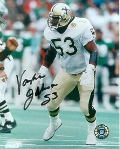 Vaughan Johnson Autographed Saints 8x10 - L - Picture 1 of 1