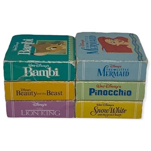 Disney Small Board Book Bundle x6 -inc/ Bambi, Beauty & The Beast - 1999 Vintage - Picture 1 of 12
