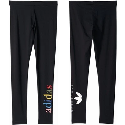 adidas Originals Trefoil Tights Leggings Fitnesshose Damen schwarz [AY6643]