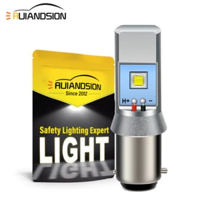 BAX15D 3535 XBD 2 LED Moto Phare Ampoule Scooter Lumière De Jour 6V Blanc 6000K - Imagen 1 de 9