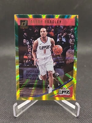 2018-19 Donruss Holo Green and Yellow Laser #24 Avery Bradley - Image 1 of 2