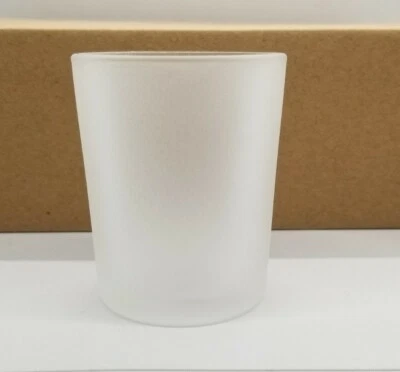 EASTLAND - GRANDE FROSTED GLASS CYLINDER Votive Holder NEW - FREE SHIPPING  - Image 1 of 4