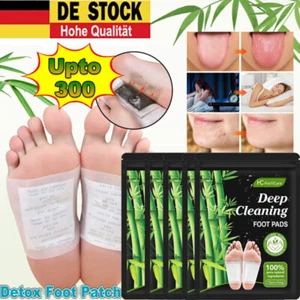 300 Stück Entgiftungspflaster Fusspflaster Detox Pflaster Bambus Foot Patch Pads - Bild 1 von 32