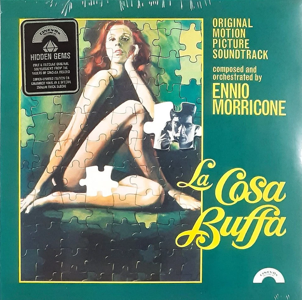 Ennio Morricone - La Cosa Buffa  (The Funny Thing) OST LP AMS Cinevox yellow - Image 1 of 1