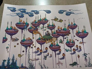 Marq Spusta Distanced In The Depths Poster Print  ROSE Variant Edition of 36 - Picture 1 of 5