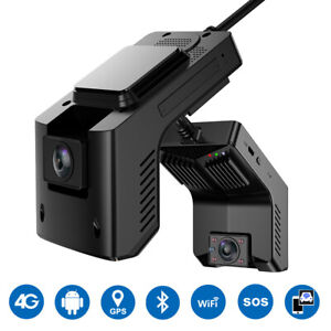 4G Dash Cam w/ IR Night Vision Inside Android WiFi GPS LiveView FHD 1080P DVR