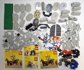 Lego Castle Lot Bundle Knights Knights Flags Parts 6080 6081 6074 6073