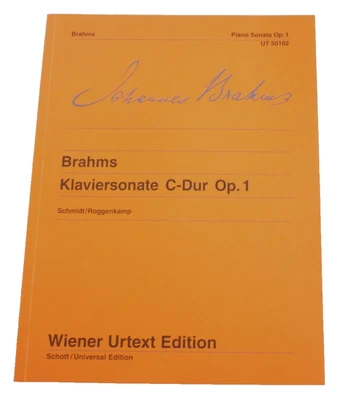 Johannes Brahms KLAVIERSONATE C-Dur Op. 1 - Klavier Piano - Bild 1 von 2