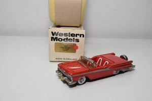 B35 1:43 WESTERN MODELS WMS 46 X 46X FORD GALAXY SKYLINER OPEN RED DISPLAY - Picture 1 of 23