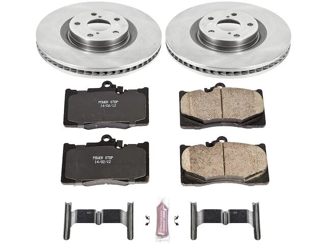 Kit de pastillas de freno delanteras y rotor para 09-11 Lexus GS350 GS450h GS460 IS350 XM68T1 Foto 1 de 1