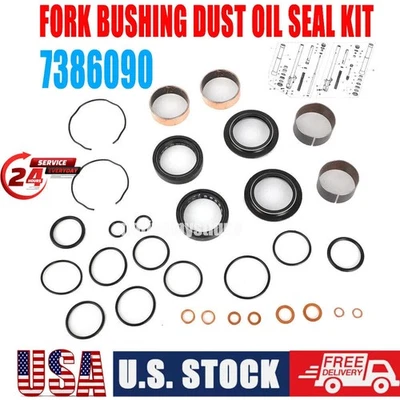 Kit de reconstrucción de sello de aceite de polvo de buje de horquilla para Honda VTX1300 GL1500 Goldwing 1988-00 Foto 1 de 4
