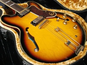 Epiphone 50th Anniversary 1962 Sheraton E212T Outfit VS Used Maple w/Hard Case - Picture 1 of 8