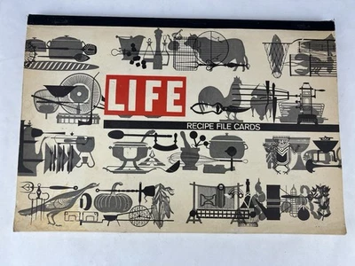 Vintage LIFE Magazine LOTS of  Recipes w/ File Cards Cookbook Perforated w Tabs - Image 1 of 4