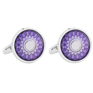 Alloy Checkered Cufflinks Secure Lock Formal Men Dress Shirt Accessories - Picture 1 of 8