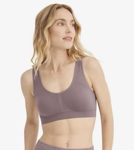 Jockey Damen BH Modern Micro Stretch Nahtlos Bralette Braun Gr. XL - Bild 1 von 10