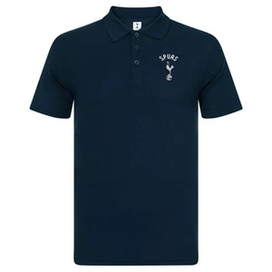 Tottenham Hotspur Mens Polo Shirt Crest OFFICIAL Football Gift - Picture 1 of 16