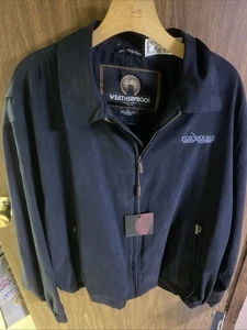 Weatherproof brand Micro Suede Jacket Size XXL Foxwoods Resort Casino Logo - Picture 1 of 9