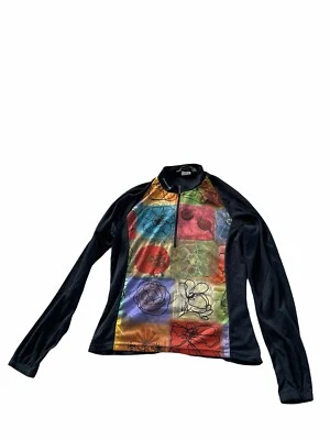 Sugoi Feminino Multicolorido 1/4 Zíper Manga Longa Treinamento Atlético Tamanho G/G Floral - Imagem 1 de 4