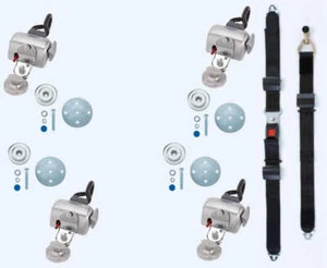 QRT Standard Slide-N-Click Kit w/ Manual Shoulder/Lap Belt | Q-8200-AT-SC - Picture 1 of 6