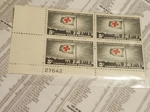 πΊπΈπ₯πππ― U.S.A. 1964 Plate Block STAMPD of 6,Sc ,VF MNH** π°π₯ β‘οΈ - Picture 1 of 3
