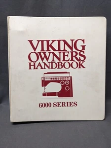 Vintage Viking Husqvarna Owners Handbook For 6000 Series Binder 1980 - Picture 1 of 4