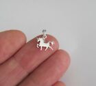 Sterling Silver 11mm miniature Unicorn pendant.