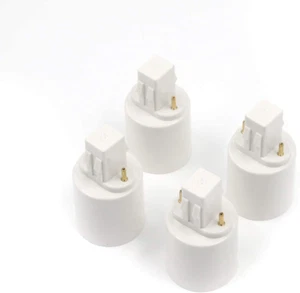 4 Pcs Light Socket Adapter Gx23 To E27 Converters Lamp Holder 2 Pin Bulb Base Ad - Picture 1 of 7
