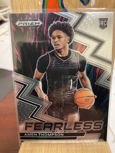 2023 Panini Prizm Draft Picks #11 Amen Thompson Fearless RC Rookie