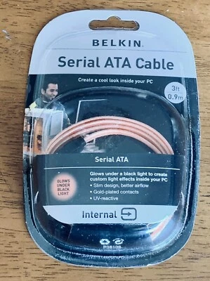 Belkin Serial ATA Cable F2N1191-03-ORG 3 Ft. - Image 1 of 2