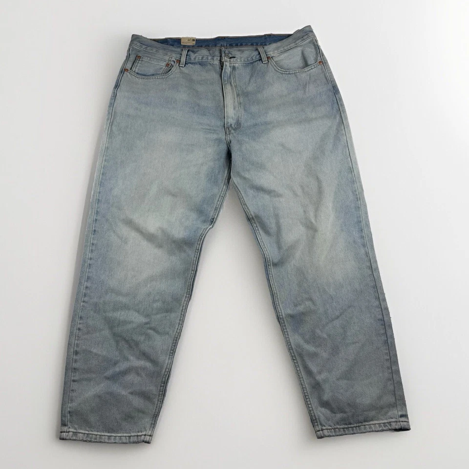 Levis 550 92 Relaxed Fit Taper Leg Jeans Men’s 40X28* Light Wash Blue Denim