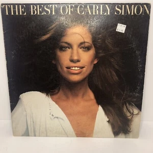 Vtg The Best Of Carly Simon Vinyl 12” W/Song Words 1975 - Picture 1 of 5