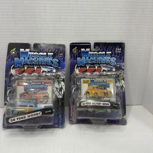 2001-2002 Muscle Machines 1950 Ford Woody 01-65 40 Ford Delivery Sedan 02-20.  D - Picture 1 of 8