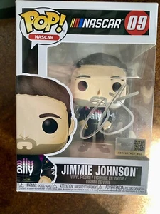 2020 Funko POP NASCAR Racing #09 Jimmie Johnson ALLY Signed Autograph JSA - Picture 1 of 1