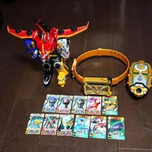 Power Rangers Mega Force Goseiger Gosei Great Tensouder Belt Card set BANDAI - Picture 1 of 1