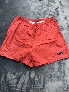 Bañador grande Patagonia para hombre rojo elástico forrado cordón sin etiqueta de talla - Imagen 1 de 7
