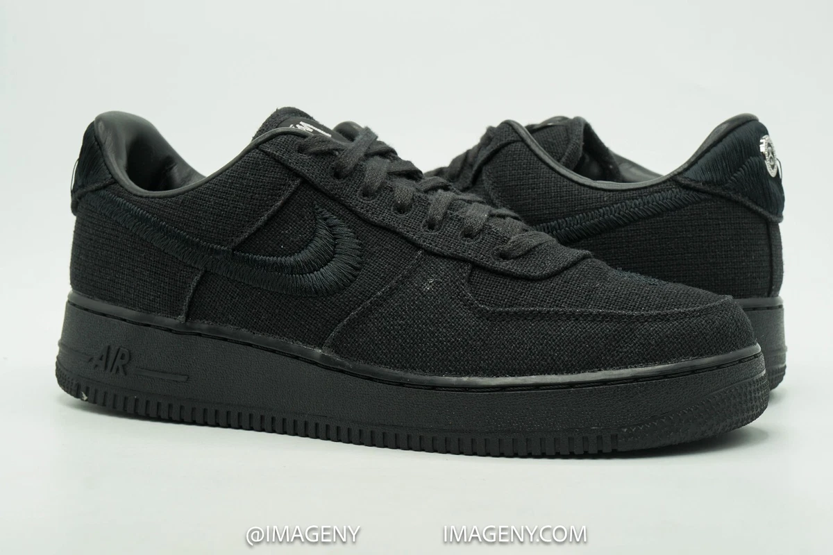 Nike Air Force 1 Low Stussy Black for Sale | Authenticity