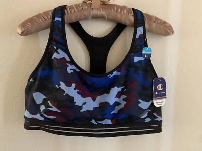 NWT XL Champion Large Absolute Workout Sports Bra Active Camouflage Gym Camo Mod - Image 1 of 4