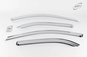 SAFE Chrome Weather Shields 4pcs for 02/2003 - 07/2009 KIA Sorento - Picture 1 of 1