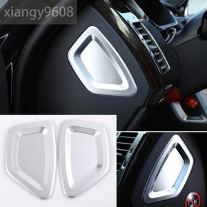 2×Silver ABS Dashboard Side Panel Cover For Land Rover Range Rover Vogue 2013-22 - Picture 1 of 9