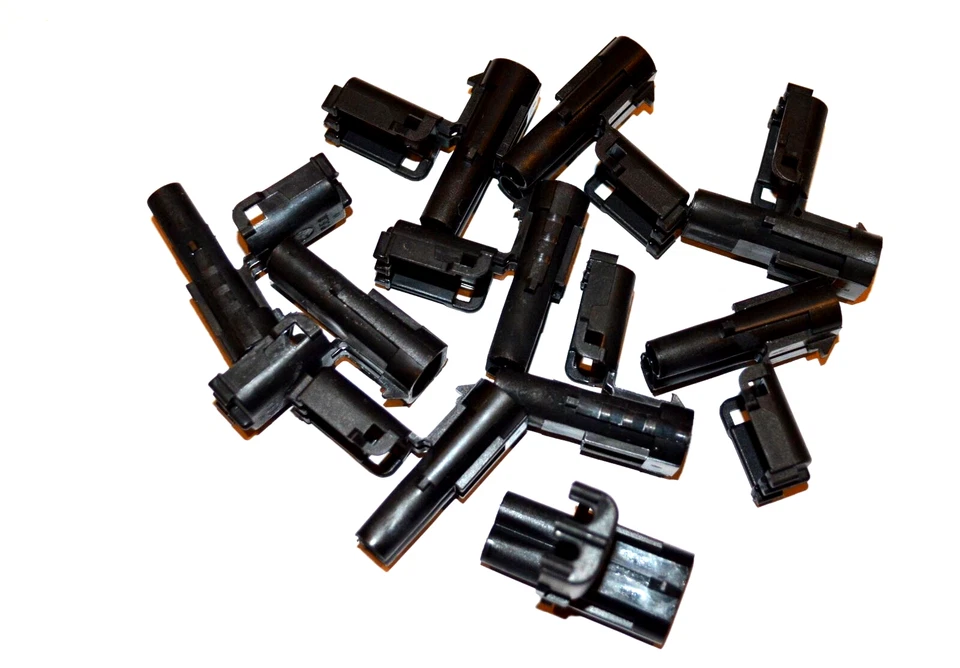 Delphi 12010973 Weatherpack Connector 2 Pin Female Shroud Housing 2pk Made in US