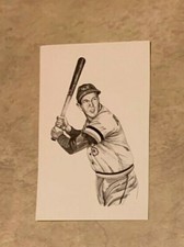 Brooks Robinson Orioles Postcard 1989 Ted Williams Thumper Litho Baseball
